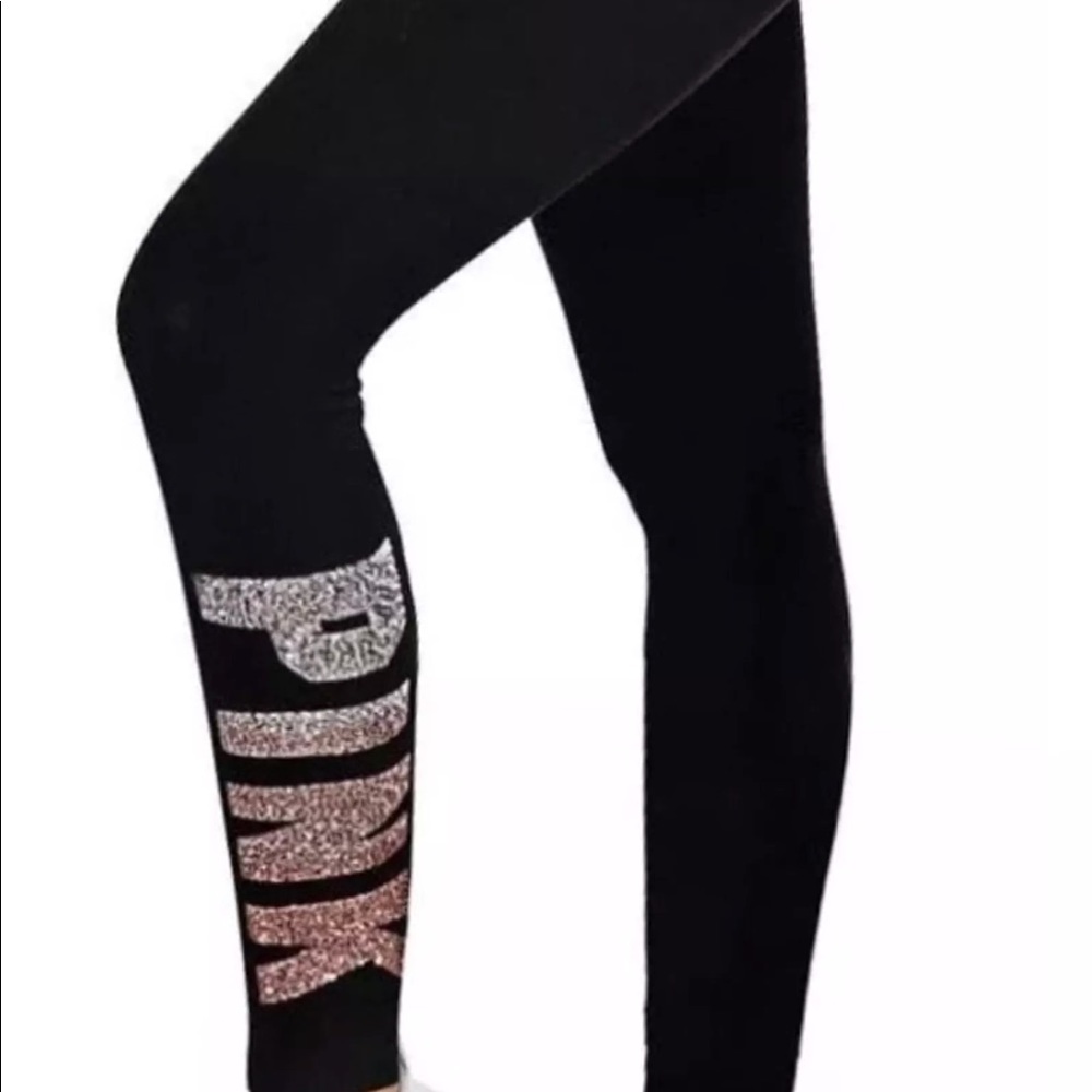Vs pink ombré pocket yoga pants